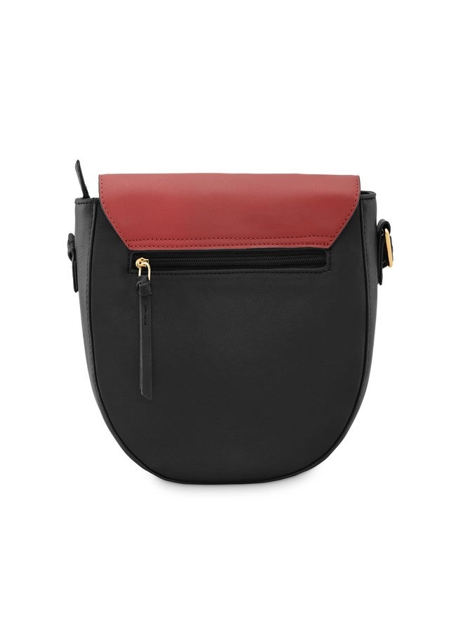 fastrack Red Sling Bag for Women | Sleek Everyday Crossbody with Zippered Main Compartment & Secure Lock | Lightweight Sling for Casual Days, College & Quick Outings - Image 2